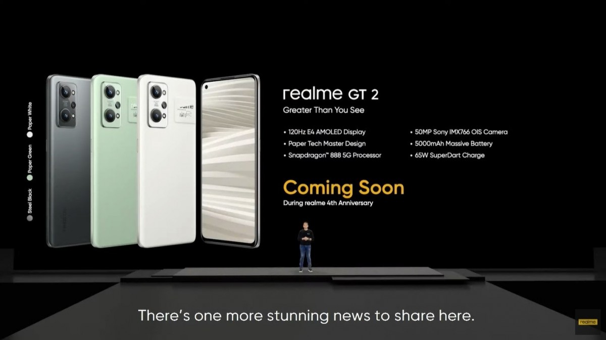 CEO คอนเฟิร์ม Realme GT2 และ GT Neo3 จะเปิดตัว 4 พฤษภาคมนี้ที่ประเทศอินเดีย